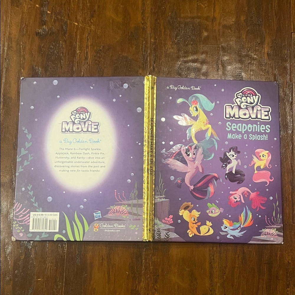 5/$10 Kids Picture Books | My Little Pony The Movie Seaponies Make a Splash - Picture 9 of 9